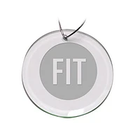 SUNY Fashion Institute of Technology Tigers Team Logo 3'' Round Glass Ornament