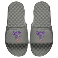 Youth ISlide x BreakingT Kirk Cousins Gray NFLPA 8 Chainz Slide Sandals