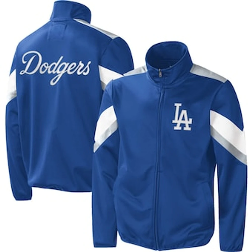 Men's G-III Sports by Carl Banks Royal Los Angeles Dodgers Earned Run Full-Zip - Track Jacket