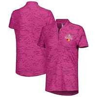 Men's adidas Pink Arnold Palmer Jacquard Polo