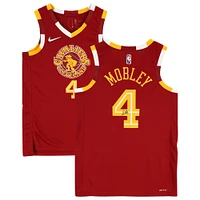 Evan Mobley Cleveland Cavaliers Autographed Nike Red 2021-22 Mixtape Swingman Jersey