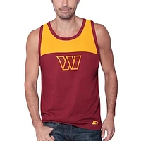 Men's Starter Burgundy Washington Commanders Touchdown Fashion - Tank Top