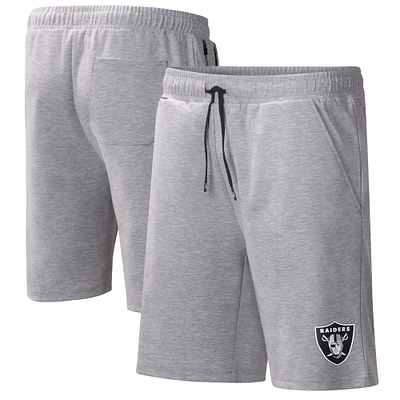 Men's MSX by Michael Strahan Heather Gray Las Vegas Raiders Trainer Shorts