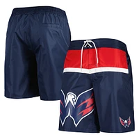 Men's Starter Navy Washington Capitals Sea Wind Swim Trunks