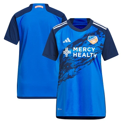 Women's adidas Blue FC Cincinnati 2023 River Kit Replica Jersey