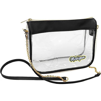 Michigan Wolverines Hype Stadium Crossbody Clear Bag