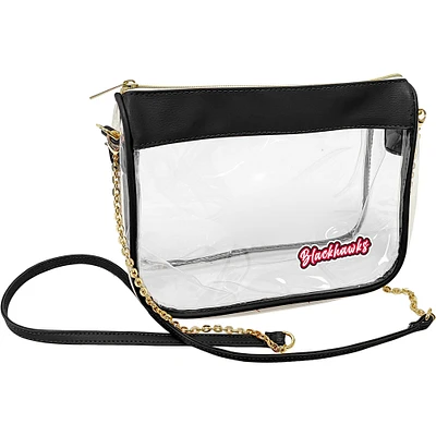 Chicago Blackhawks Hype Stadium Crossbody Clear Bag