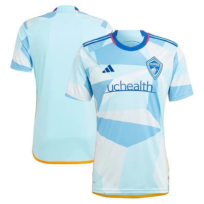 Men's adidas Light Blue Colorado Rapids 2023 New Day Kit Replica Jersey