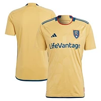 Men's adidas Gold Real Salt Lake 2023 The Beehive State Kit Replica Jersey