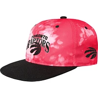 Youth Red Toronto Raptors Bleach Out Deadstock Snapback Hat