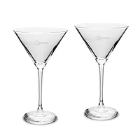 Columbia College of Missouri Cougars Two-Piece Traditional 10oz. Martini Glass Set