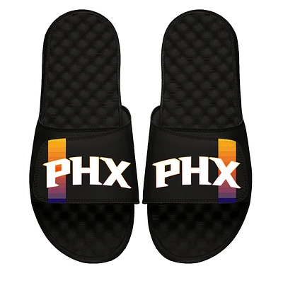 Men's ISlide Black Phoenix Suns Statement Slide Sandals