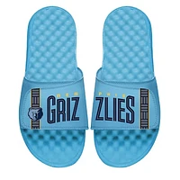 Men's ISlide Blue Memphis Grizzlies Statement Slide Sandals
