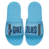 Men's ISlide Blue Memphis Grizzlies Statement Slide Sandals