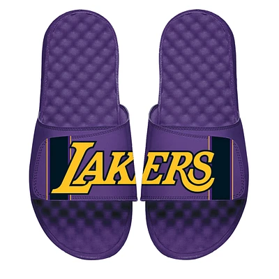 Men's ISlide Purple Los Angeles Lakers Statement Slide Sandals