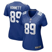 Women's Nike Nick Vannett Royal New York Giants Home Game Player Jersey