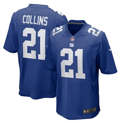 Men's Nike Landon Collins Royal New York Giants Home Game Player Jersey