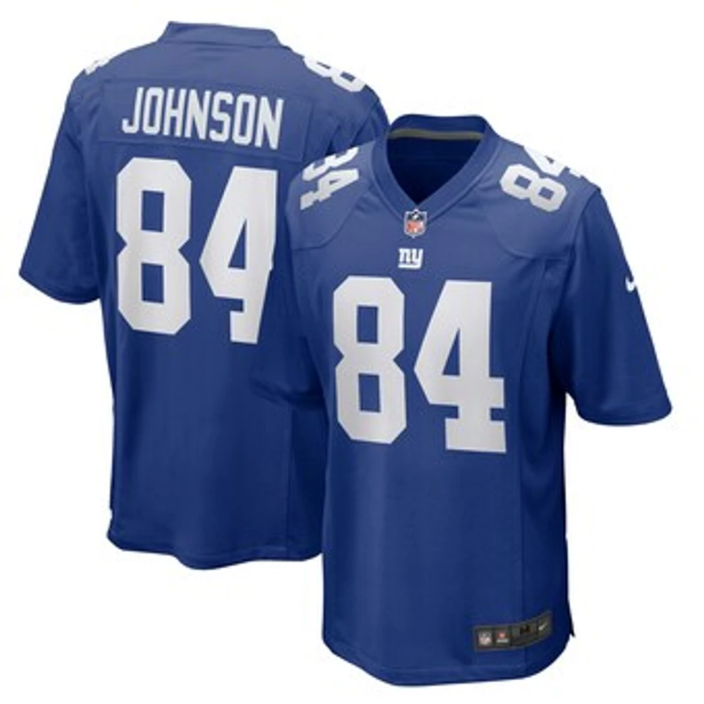 Men's Nike Marcus Johnson Royal New York Giants Home Game Player Jersey