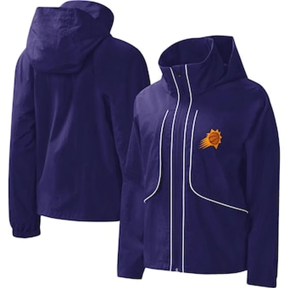 Women's G-III 4Her by Carl Banks Purple Phoenix Suns Last Shot Full-Zip Hoodie