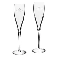 Georgia Gwinnett Grizzlies 6oz. 2-Piece Luigi Bormioli Toasting Glass Set