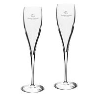Georgia Gwinnett Grizzlies 6oz. 2-Piece Luigi Bormioli Toasting Glass Set