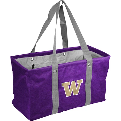 Washington Huskies Crosshatch Picnic Caddy Tote Bag