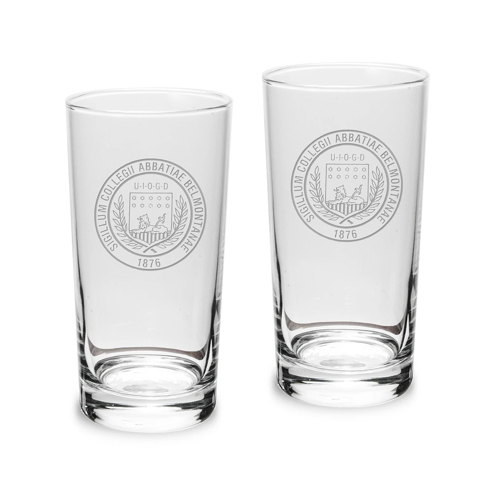 Belmont Abbey Crusaders 10oz. 2-Piece Highball Glass Set