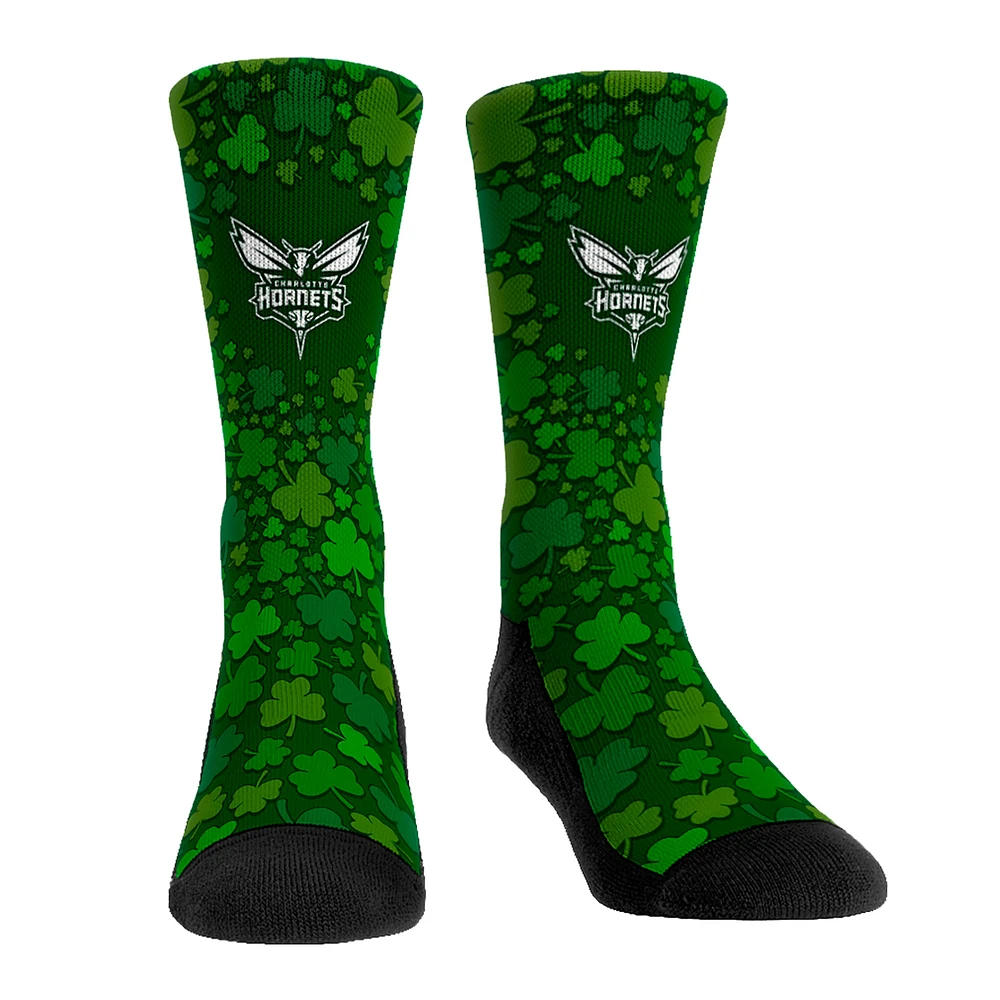 Rock Em Socks Charlotte Hornets St. Paddy's Day Shamrock Crew