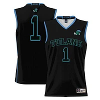 Youth GameDay Greats Black #1 Tulane Green Wave Lightweight Basketball Jersey