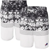 Men's G-III Sports by Carl Banks Black/White Buffalo Bills Ocean Tide Swim Trunks