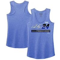 Women's Hendrick Motorsports Team Collection Royal William Byron Racerback Tank Top