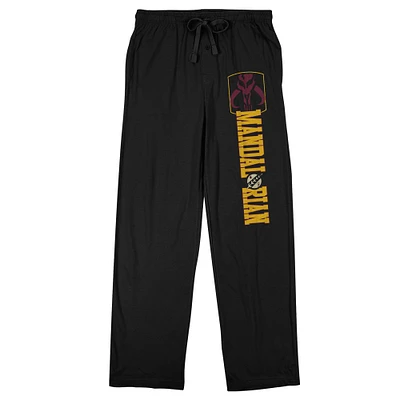 Men's BIOWORLD Black Star Wars Mandalorian Pajama Pants
