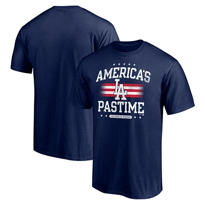 Men's Navy Los Angeles Dodgers Team America's Pastime T-Shirt