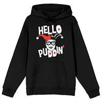 Unisex Black Batman Harley Quinn Pullover Hoodie