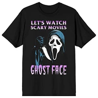 Unisex BIOWORLD Black Scream Ghost Face T-Shirt