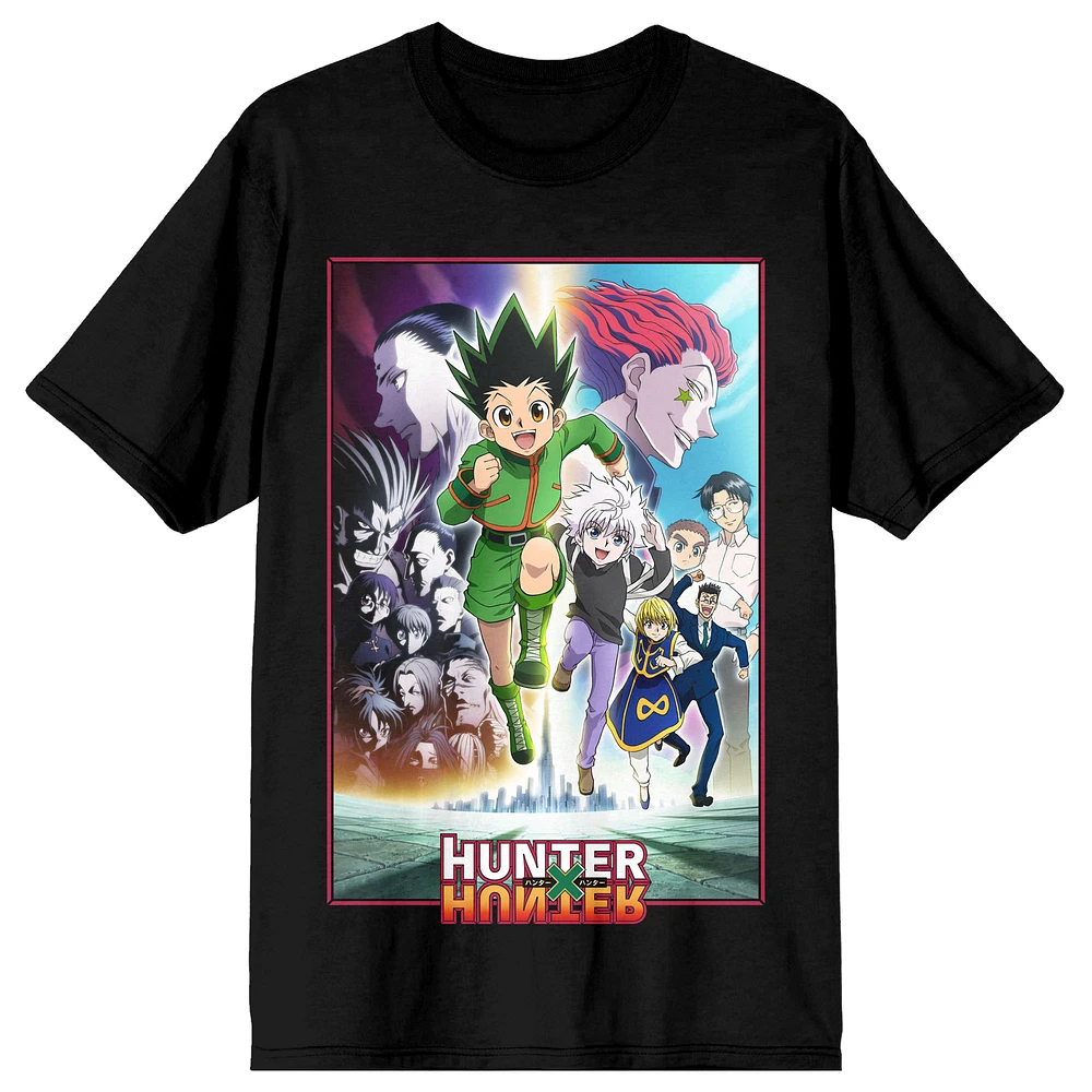 Unisex BIOWORLD Black Hunter × Characters T-Shirt