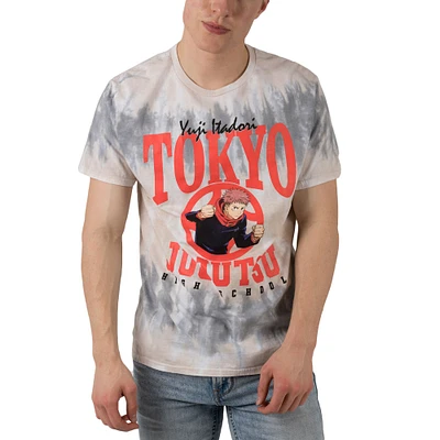 Unisex BIOWORLD White Jujutsu Kaisen Yuji Itadori T-Shirt