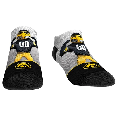 Youth Rock Em Socks Iowa Hawkeyes Mascot Walkout Low-Cut Socks