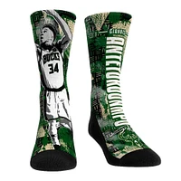 Unisex Rock Em Socks Giannis Antetokounmpo Milwaukee Bucks Big Player Crew Socks