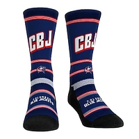 Unisex Rock Em Socks Columbus Blue Jackets Team Slogan Crew