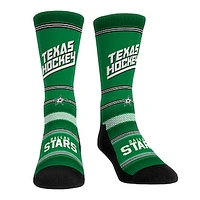 Unisex Rock Em Socks Dallas Stars Team Slogan Crew Socks