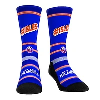 Unisex Rock Em Socks New York Islanders Team Slogan Crew Socks