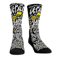 Unisex Rock Em Socks Utah Jazz Graffiti Crew