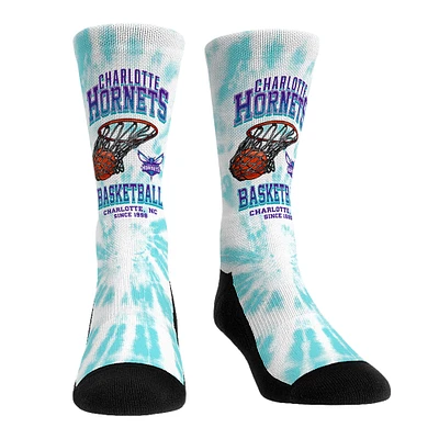 Unisex Rock Em Socks Charlotte Hornets Vintage Hoop Crew