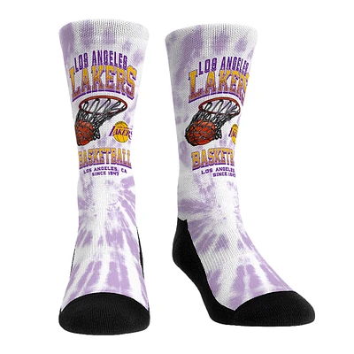 Unisex Rock Em Socks Los Angeles Lakers Vintage Hoop Crew