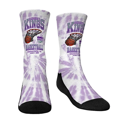 Youth Rock Em Socks  Sacramento Kings Vintage Hoop Crew Socks