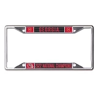 WinCraft Georgia Bulldogs College Football Playoff 2022 National Champions Laser Cut Metal License Plate Frame