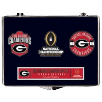 WinCraft Georgia Bulldogs College Football Playoff 2022 National Champions Three-Piece Pin Set