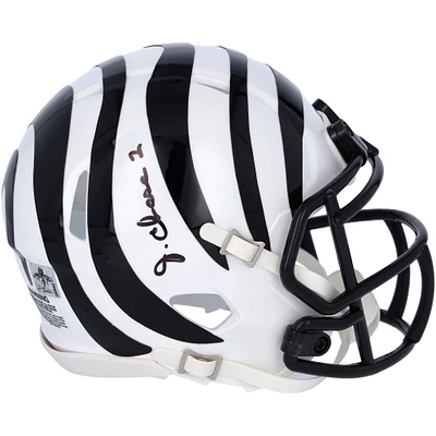 Ja'Marr Chase Cincinnati Bengals Autographed Riddell 2022 On Field Alternate Speed Mini Helmet