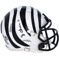 Ja'Marr Chase Cincinnati Bengals Autographed Riddell 2022 On Field Alternate Speed Mini Helmet